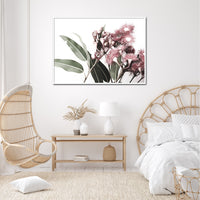 Thumbnail for 50cmx70cm Eucalyptus in Bloom White Frame Canvas Wall Art