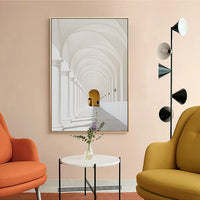 Thumbnail for 50cmx70cm Long Corridor Style A Gold Frame Canvas Wall Art