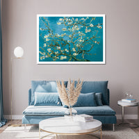 Thumbnail for 50cmx70cm Van Gogh Almond Blossom White Frame Canvas Wall Art