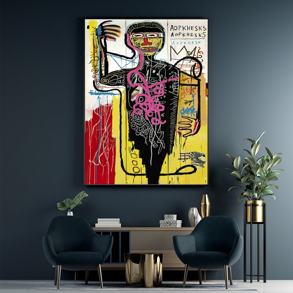 50cmx70cm Versus Medici  Black Frame Canvas Wall Art