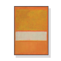 Thumbnail for 60cmx90cm Yellow By Mark Rothko Black Frame Canvas Wall Art