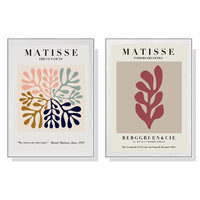 Thumbnail for 40cmx60cm Matisse Inspired 2 Sets White Frame Canvas Wall Art | Modern Home Decor