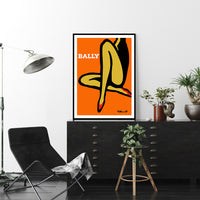 Thumbnail for 50cmx70cm Orange Legs Black Frame Canvas Wall Art