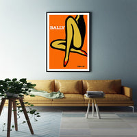 Thumbnail for 50cmx70cm Orange Legs Black Frame Canvas Wall Art