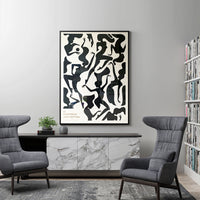 Thumbnail for 50cmx70cm Jazz Festival Black Frame Canvas Wall Art