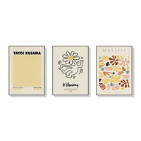 Thumbnail for 40cmx60cm Matisse, Keith Haring, Yayoi Kusama 3 Sets Black Frame Canvas Wall Art