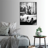 Thumbnail for 50cmx70cm High Heels in Classic Car Black Frame Canvas Wall Art