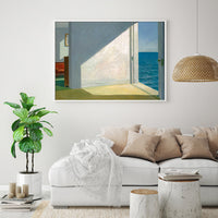 Thumbnail for 50cmx70cm Room By The Sea By Edward Hopper White Frame Canvas Wall Art