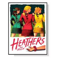 Thumbnail for 50cmx70cm Heathers The Musical Black Frame Canvas Wall Art