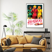 Thumbnail for 50cmx70cm Heathers The Musical Black Frame Canvas Wall Art