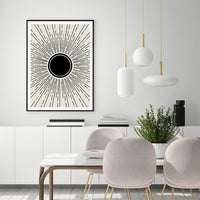 Thumbnail for 50cmx70cm Sun Rise Art Black Frame Canvas Wall Art