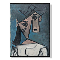 Thumbnail for 50cmx70cm Head Of A Woman By Pablo Picasso Black Frame Canvas Wall Art