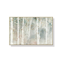 Thumbnail for 50cmx70cm Forest hang painting style Gold Frame Canvas Wall Art