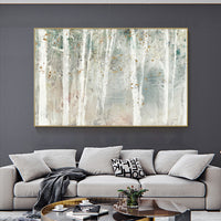 Thumbnail for 70cmx100cm Forest hang painting style Gold Frame Canvas Wall Art