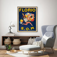 Thumbnail for 50cmx70cm Florio S.O.M Black Frame Canvas Wall Art