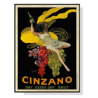 Thumbnail for 50cmx70cm Cinzano Black Frame Canvas Wall Art