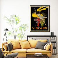 Thumbnail for 50cmx70cm Cinzano Black Frame Canvas Wall Art