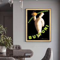 Thumbnail for 50cmx70cm Buitoni Black Frame Canvas Wall Art