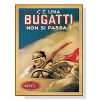 Thumbnail for 50cmx70cm Bugatti Gold Frame Canvas Wall Art