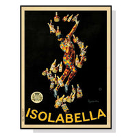 Thumbnail for 50cmx70cm Isolabella Black Frame Canvas Wall Art