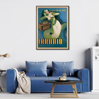 Thumbnail for 50cmx70cm Irradio Cinzano Black Frame Canvas Wall Art