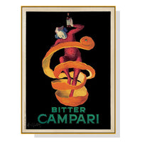 Thumbnail for 50cmx70cm Bitter Campari Gold Frame Canvas Wall Art