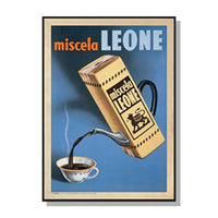 Thumbnail for 50cmx70cm Miscela Leone, 1950 Black Frame Canvas Wall Art