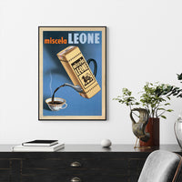 Thumbnail for 50cmx70cm Miscela Leone, 1950 Black Frame Canvas Wall Art