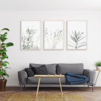 Thumbnail for 40cmx60cm Lavender Eucalyptus 3 Sets Wood Frame Canvas Wall Art | Modern Home Decor