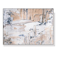 Thumbnail for 50cmx70cm Modern Abstract Oil Painting Style White Frame Canvas Wall Art