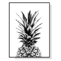 Thumbnail for 50cmx70cm Pineapple Black Frame Canvas Wall Art