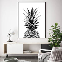 Thumbnail for 50cmx70cm Pineapple Black Frame Canvas Wall Art