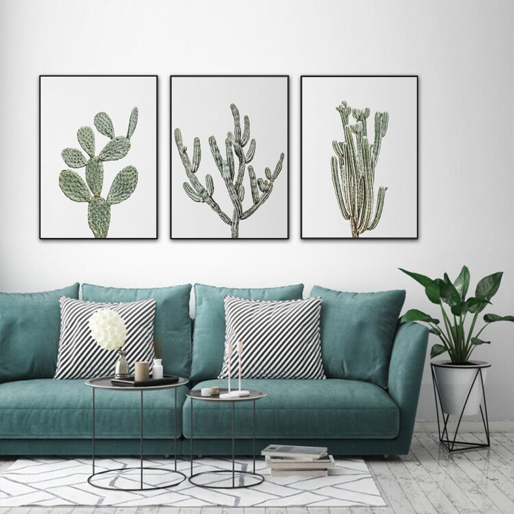 50cmx70cm Desert 3 Sets Black Frame Canvas Wall Art