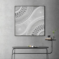 Thumbnail for 60cmx60cm Nayiri Bami Black Frame Canvas Wall Art