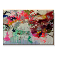 Thumbnail for 80cmx120cm Abstract Free Flow Wood Frame Canvas Wall Art