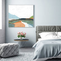 Thumbnail for 50cmx50cm April Morning White Frame Canvas Wall Art