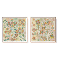 Thumbnail for 50cmx50cm Lovely Pattern II 2 Sets Wood Frame Canvas Wall Art