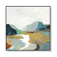 Thumbnail for 70cmx70cm September Afternoon Black Frame Canvas Wall Art