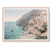 Thumbnail for 50cmx70cm Italy Amalfi Coast Wood Frame Canvas Wall Art