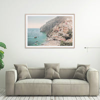 Thumbnail for 50cmx70cm Italy Amalfi Coast Wood Frame Canvas Wall Art