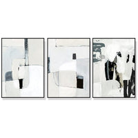 Thumbnail for 50cmx70cm Soft Spoken 3 Sets Black Frame Canvas Wall Art