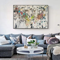 Thumbnail for 80cmx120cm Abstract White Dream Black Frame Canvas Wall Art