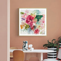 Thumbnail for 50cmx50cm Floral Brunch Gold Frame Canvas Wall Art