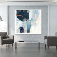 Thumbnail for 60cmx60cm Luz II White Frame Canvas Wall Art