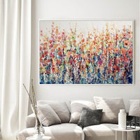 Thumbnail for 80cmx120cm Flourish Of Spring White Frame Canvas Wall Art