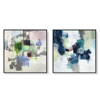 Thumbnail for 50cmx50cm Blue Crushers 2 Sets Black Frame Canvas Wall Art