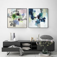 Thumbnail for 50cmx50cm Blue Crushers 2 Sets Black Frame Canvas Wall Art