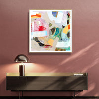 Thumbnail for 50cmx50cm Changed My Mind IV by Aleah Koury Gold Frame Canvas Wall Art