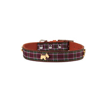 Thumbnail for Highland Purple Tartan Dog Collar Medium