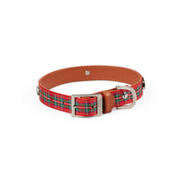 Thumbnail for Highland Red Tartan Dog Collar Medium